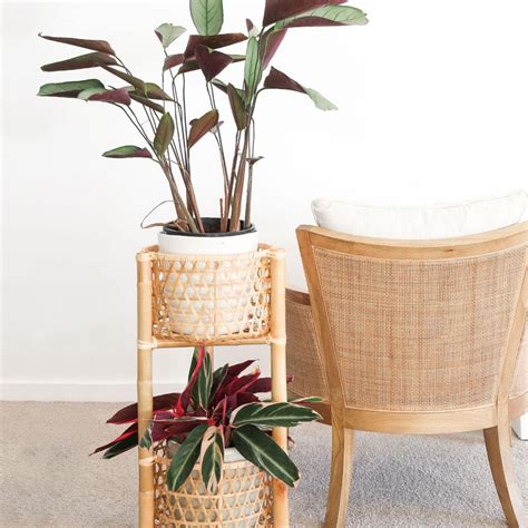 Toyota touch 2 with go / toyota touch 2 with go plus. Marley Rattan & Bamboo 2 Tier Plant Stand | Black Mango