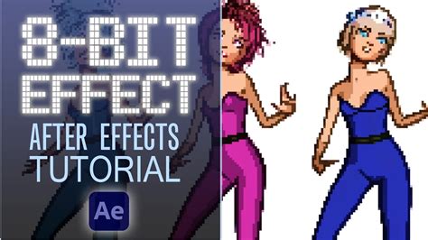 8 Bit Animation Effect After Effects Tutorial Youtube