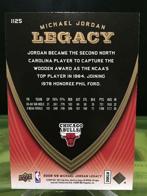1984 usa olympic basketball michael jordan #nno michael jordan: Michael Jordan Legacy Card - 2009/10 Upper Deck Basketball (Card# 1125) | PinoyBoxBreak