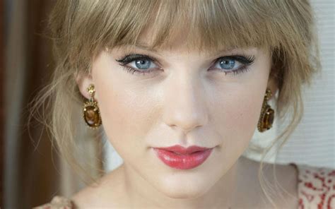 Blondes Women Dress Blue Eyes Taylor Swift Earrings Bangs Juice Lip
