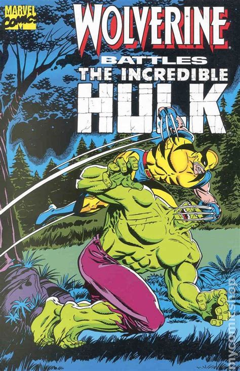Wolverine Battles The Hulk 1989 Comic Books