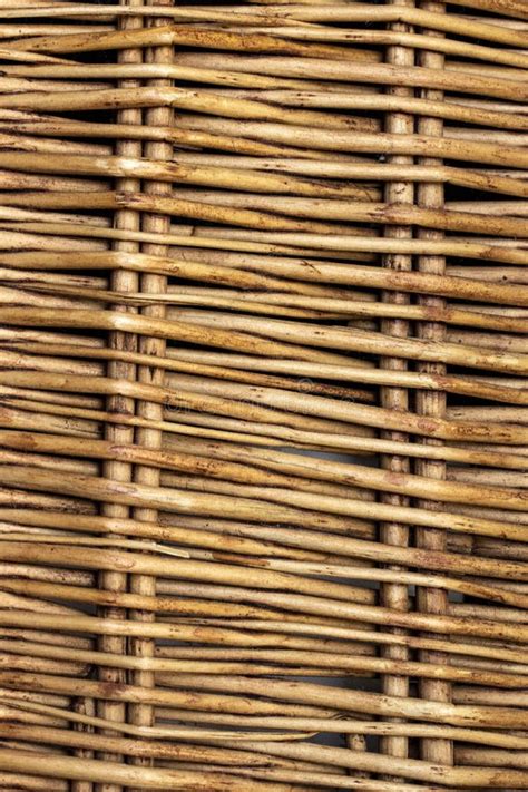 Wicker Rattan Texture Vertical Background Stock Image Image Of