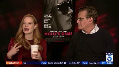 Mollys Game Jessica Chastain And Aaron Sorkin Share A Mutual Admiration Of Each Other Youtube