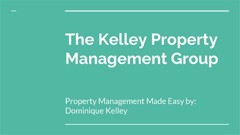 The Kelley Property Management Group Slideator