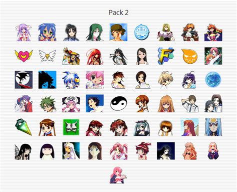 Anime Icons Pack 2 Of 6 By Exo 02 On Deviantart