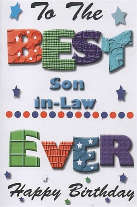 Son in law birthday card. 24 Happy Birthday Images For Son In Law