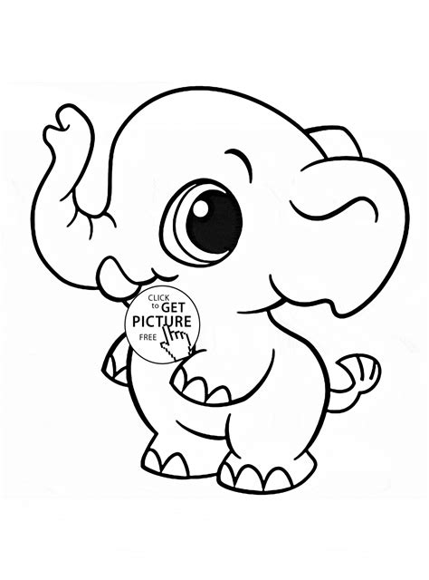 Cute Animal Coloring Pages For Adults