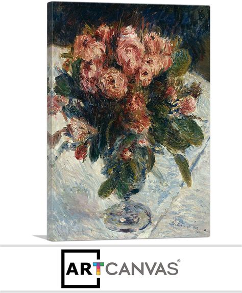 Roses 1890 Pierre Auguste Renoir August Renoir Renoir