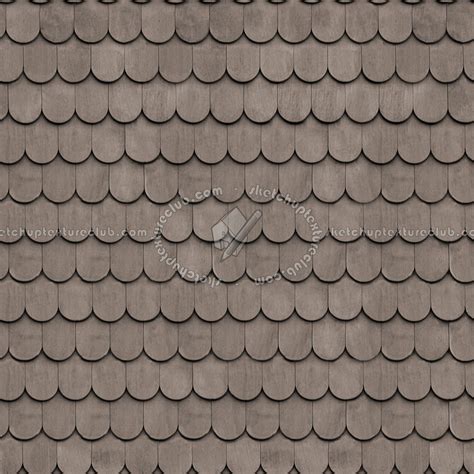 Wood Shingle Roof Texture Seamless 03883