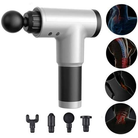 Percussion Massage Gun For Athletes 6speeds Professional Handheld Deep Tissue Muscle Massager