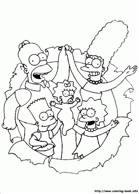 Simpsonowie Kolorowanki Dla Dzieci Kolorowanki Do Wydrukowania