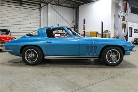 1965 Chevrolet Corvette 37373 Miles Nassau Blue Coupe 327ci V8 350hp