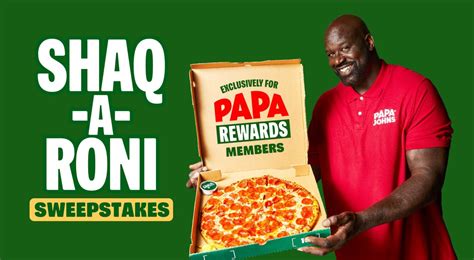 Promosis Announces The Papa Johns Shaq A Roni Sweepstakes
