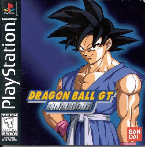Characters from various points in both dragon ball z and dragon ball gt collide. Dragon Ball GT: Final Bout (1997) PlayStation box cover ...