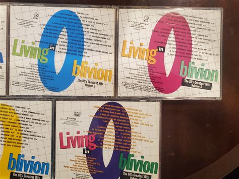 Living In Oblivion 80 S Greatest New Wave Hits CD Set Vol 1 2 3 4 5