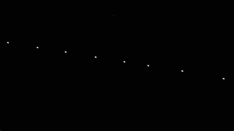 Spacex Starlink Satellites Pass Through Night Skies Over Georgia World Cbw