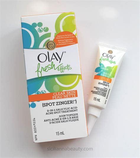 Review Olay Fresh Effects Clear Skin Spot Zingerlashes And Lipstick
