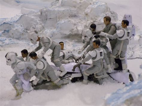 Starwars #squadrons #diorama in anticipation for the release of star wars squadrons, i've decided to build a diorama featuring. Star Wars Celebration V - Hoth Echo Base Battle diorama ...