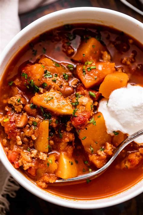 Turkey Chili With Butternut Squash Recipe Global Trade