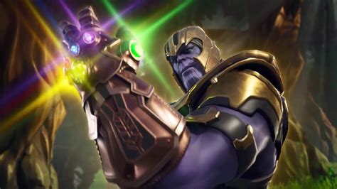 Fortnite Thanos Gameplay Trailer Infinity Gauntlet 2018 Youtube