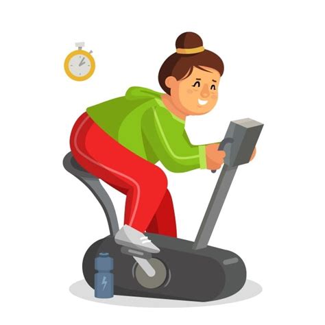 Woman Working Out Clipart Png Images Fat Woman Working Out In Gym
