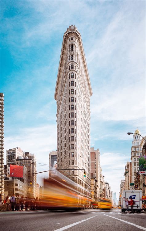 Flatiron Building In New York United States Pixeor Large