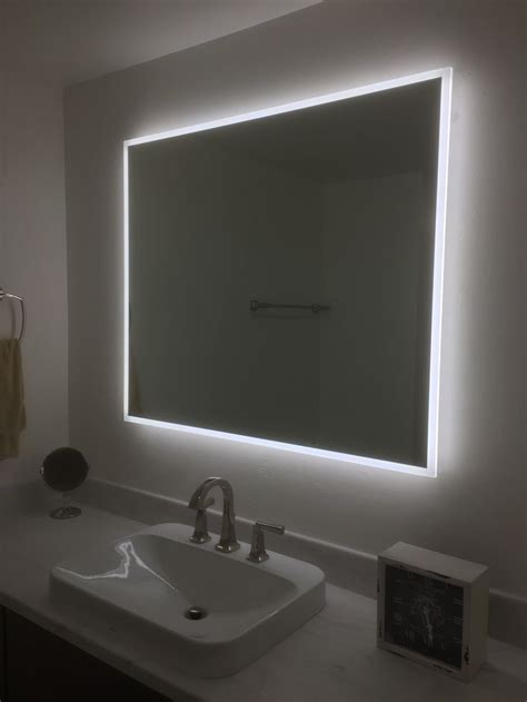 This Back Lit Heated Fog Free Mirror Makes An Excellent Addition To