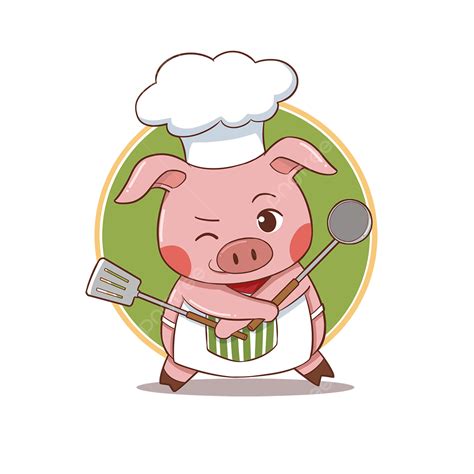 Chef Pig Png Picture Chef Pig Cartoon Cute Cartoon Pig Chef Pig