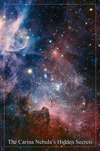 The Carina Nebulas Hidden Secrets Hubble Space Image Poster 24x36