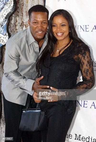 Actor Flex Alexander Of One And One And Wife Shanice Wilson At The