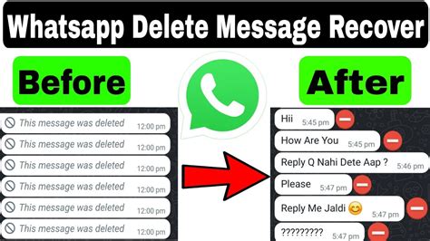 How To Recover Whatsapp Deleted Message Whatsapp Delete Messages
