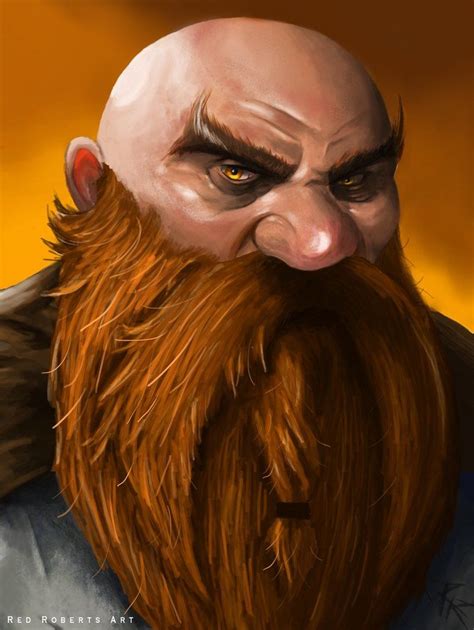 Dwarf Portrait By Redroberts On Deviantart