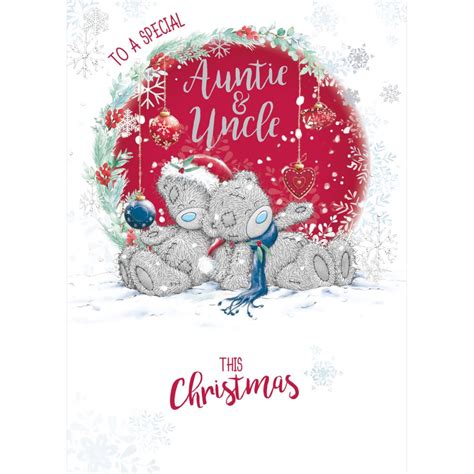 Special Auntie Uncle Me To You Bear Christmas Card Xss Me To