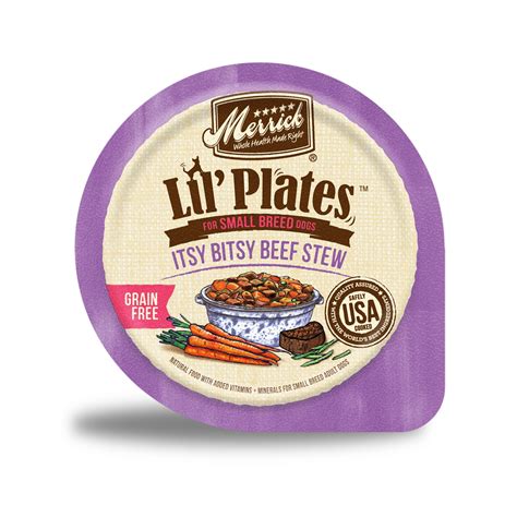 In 1999, castor & pollux natural petworks was the first branded, premium quality line of natural specialty food and supplies for pets. Merrick Lil' Plates Grain Free Itsy Bitsy Beef Stew Small ...