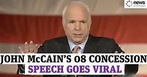 John McCain's humble 2008 concession speech
