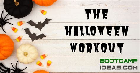 Spooky Halloween Workout Featuring Pumpkins Bootcamp Ideas