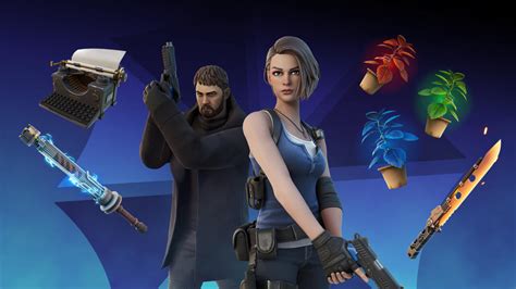 Fortnite Resident Evil Skins Bring Chris Redfield And Jill Valentine To