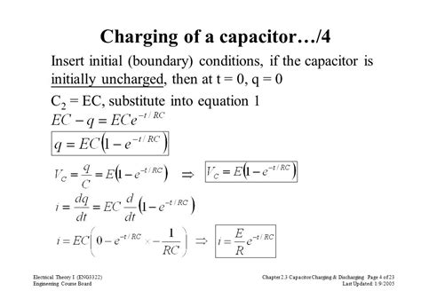 Chapter 23 Capacitor Charging And Discharging Page 1 Of 23 Last Updated 192005 Electrical