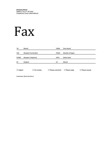 5 Fax Cover Sheet Templates Formats Examples In Word Excel