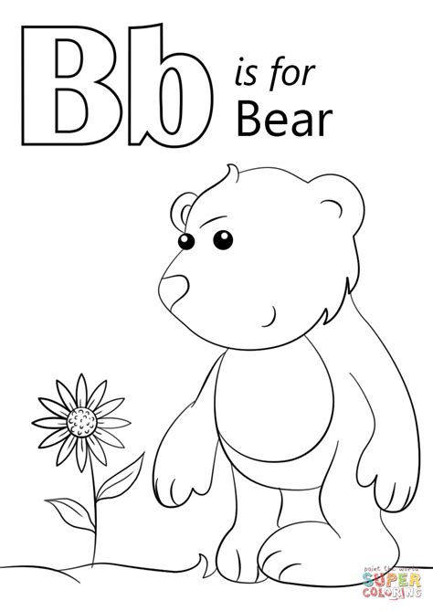 Letter B Coloring Pages at GetColorings.com | Free printable colorings pages to print and color