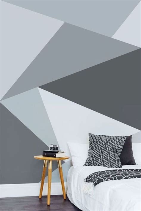 33 Best Geometric Wall Art Paint Design Ideas 33decor Pintura De