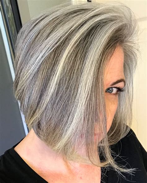 79 Gorgeous How To Make Natural Grey Hair Look Better For Bridesmaids Stunning And Glamour