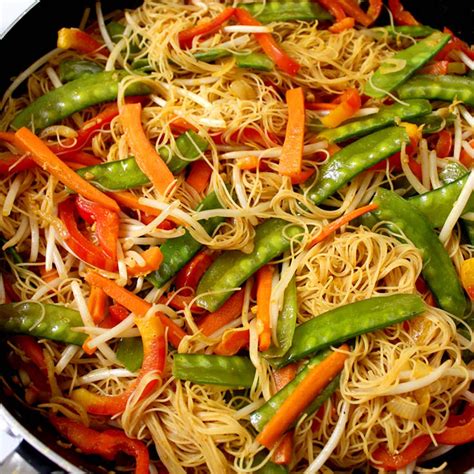 Vegan Singapore Noodles Recipe Gluten Free Curry Vermicelli