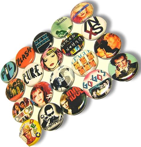 Custom And Novelty 1” Inch 20 Bulk Pack Mid Size Button Pin Back