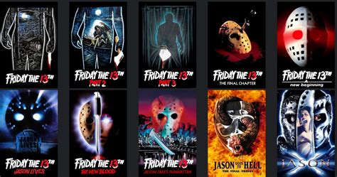 Friday The 13th Movie Collection List