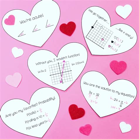 Math Valentines Math Valentines Friends Valentines Math