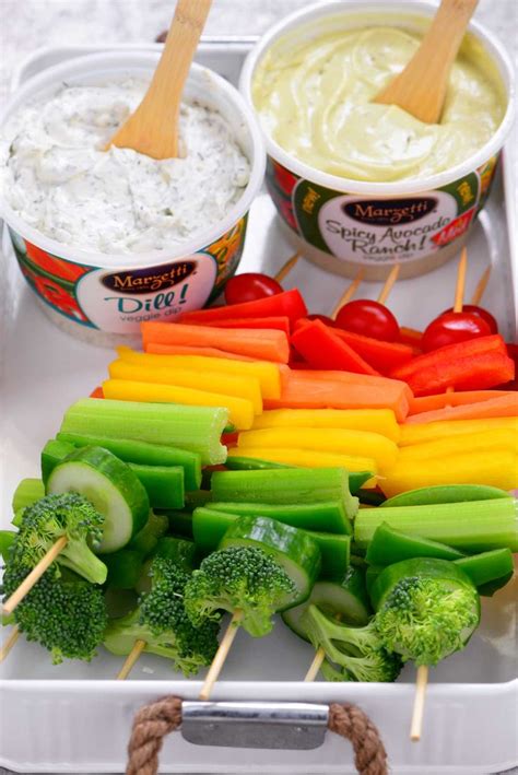 Rainbow Veggie Kabobs Tray Veggie Kabobs Fast Easy Meals Kabobs