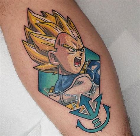 Vegeta Tattoo By Chris Showstoppr Z Tattoo Dragon Ball Tattoo Dbz