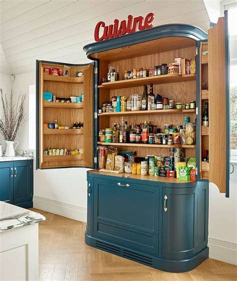 Puertas, frentes para cajones y costados decorativos para muebles de cocina, fabricadas en ®formica, un laminado de alta presión de 19 mm de grosor con acabados en colores lisos mate, brillo, madera u otras texturas de tendencia. Ideas para una pequeña Despensa en tu Cocina - Decorar Hogar