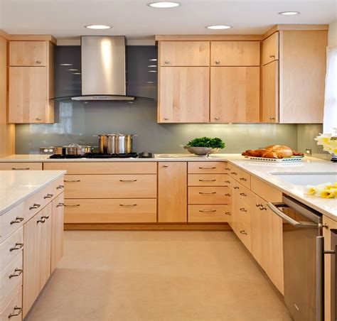 European All Wood Natural Maple Shaker Kitchen Cabinet Buy Natural